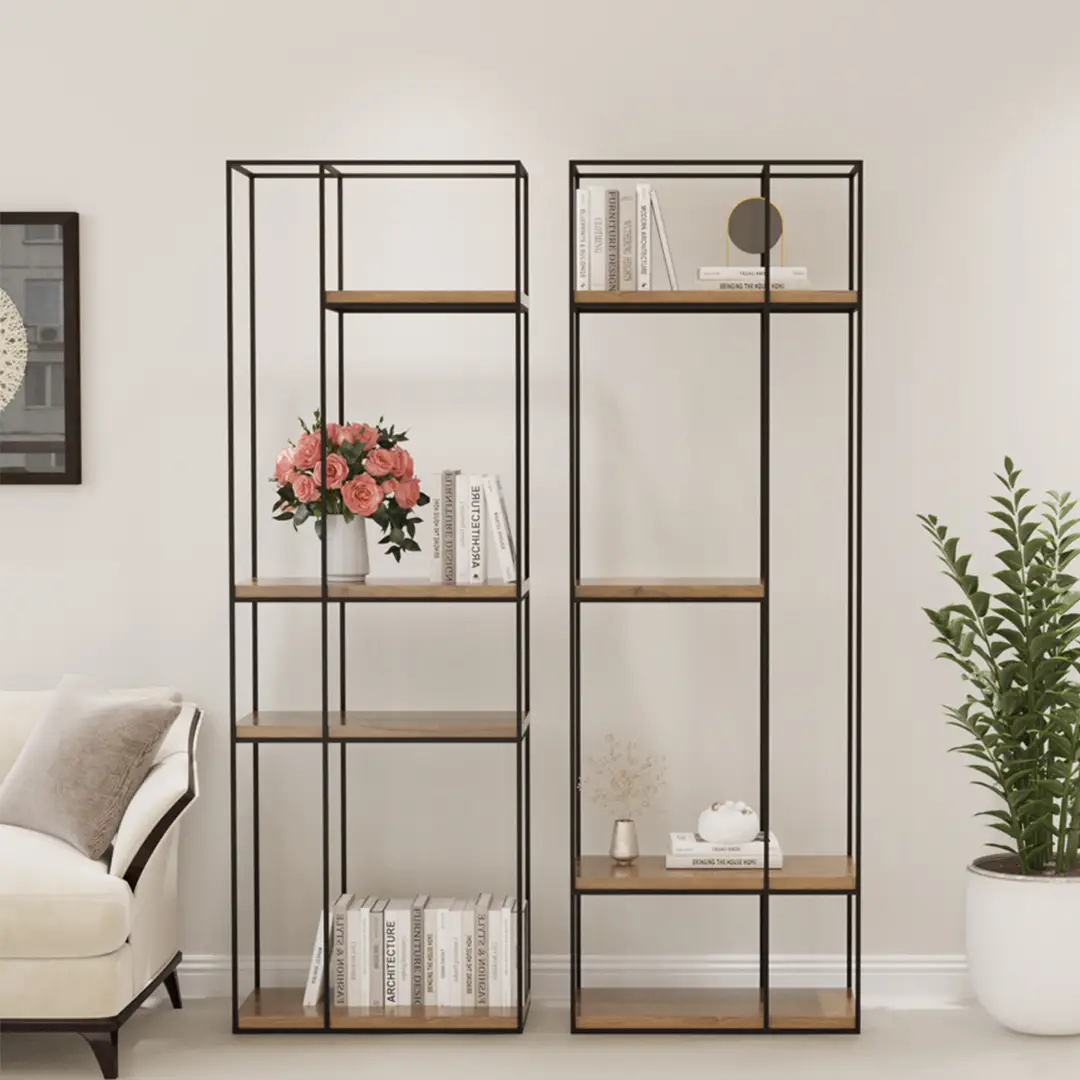 2Lİ DEMONTE KİTAPLIK