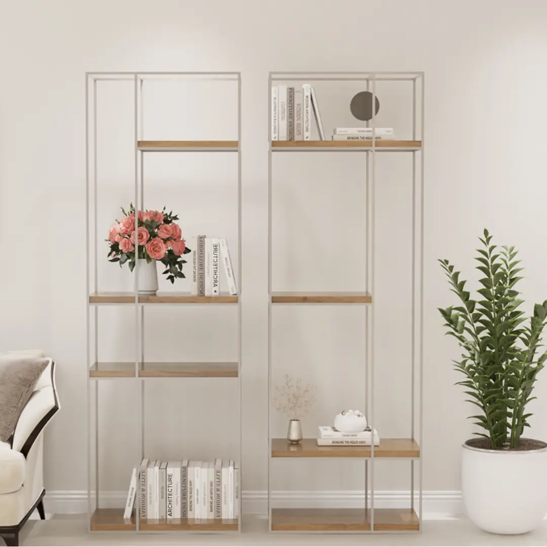 2Lİ DEMONTE KİTAPLIK