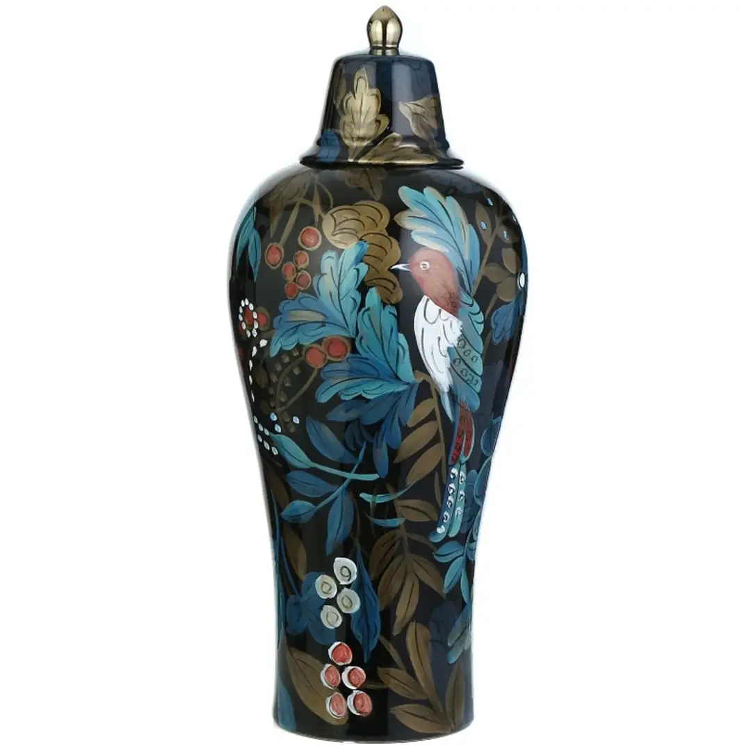 LACIVERT DESENLİ VAZO