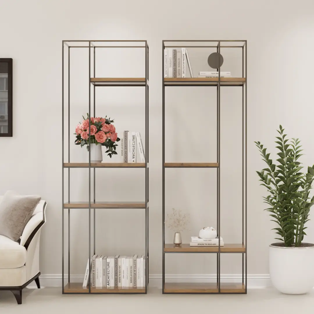 2Lİ DEMONTE KİTAPLIK