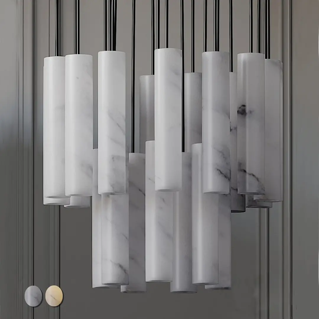 Metstar Mermer Görünümlü Cam Sarkıt