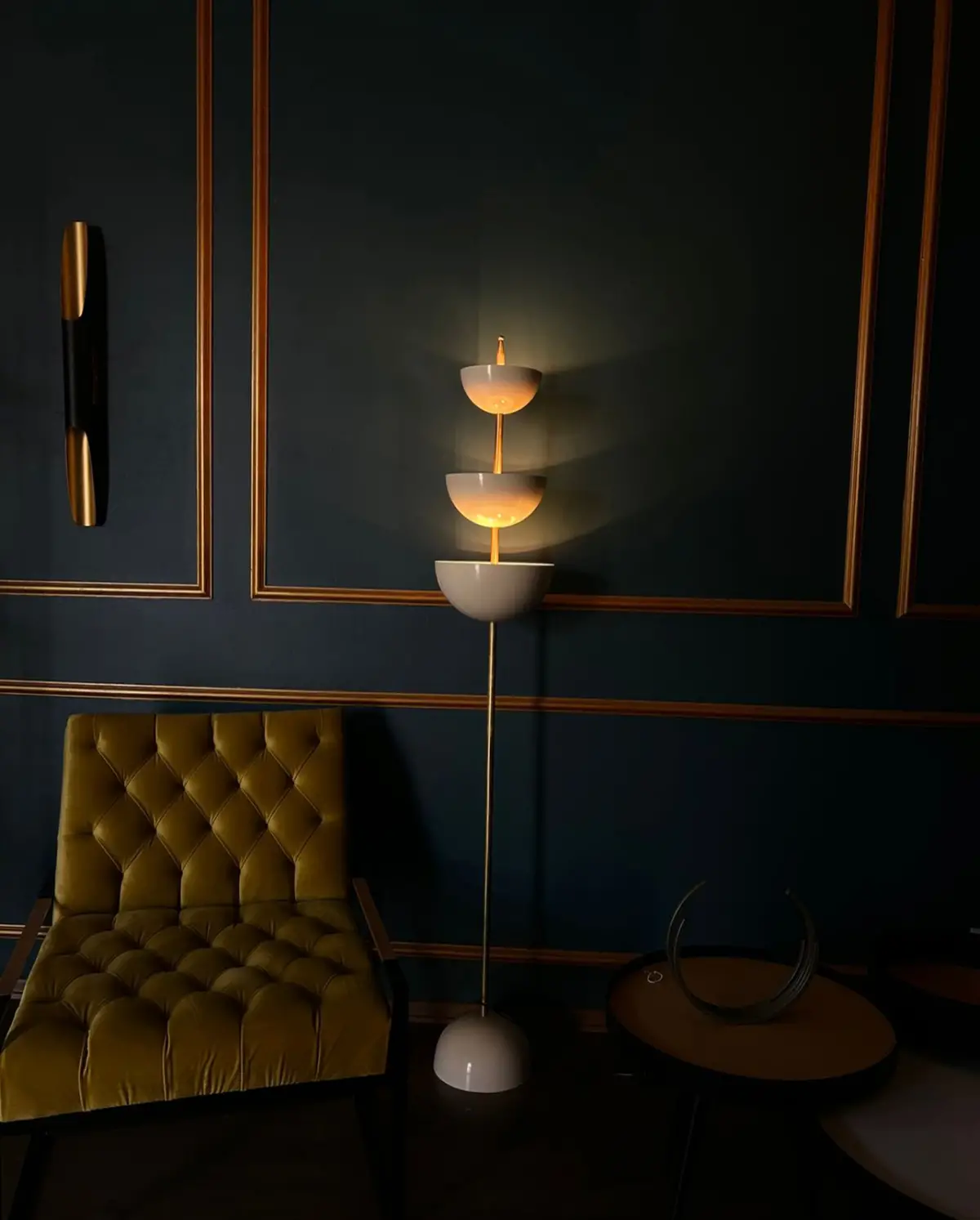 Metal Beyaz Lambader