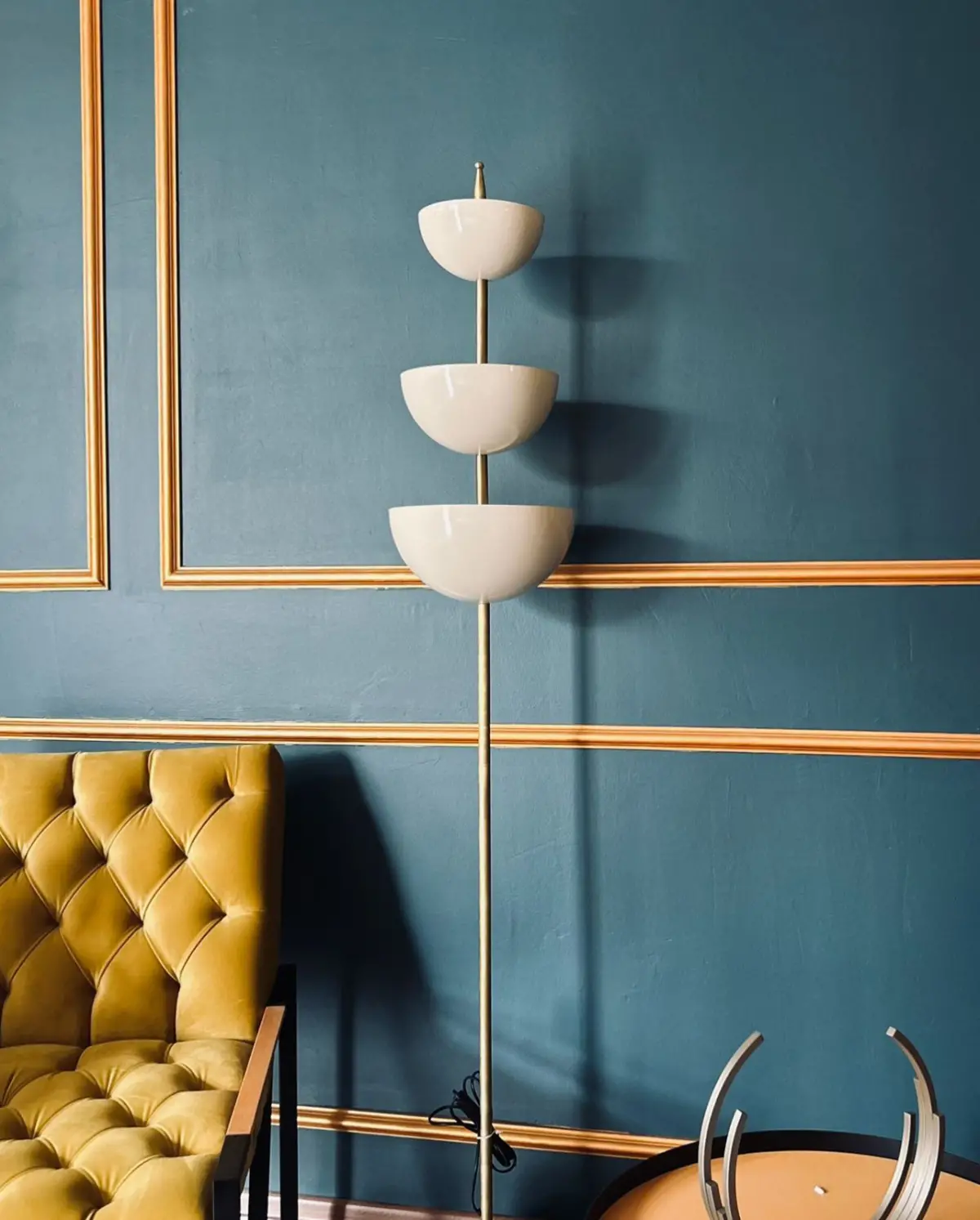 Metal Beyaz Lambader