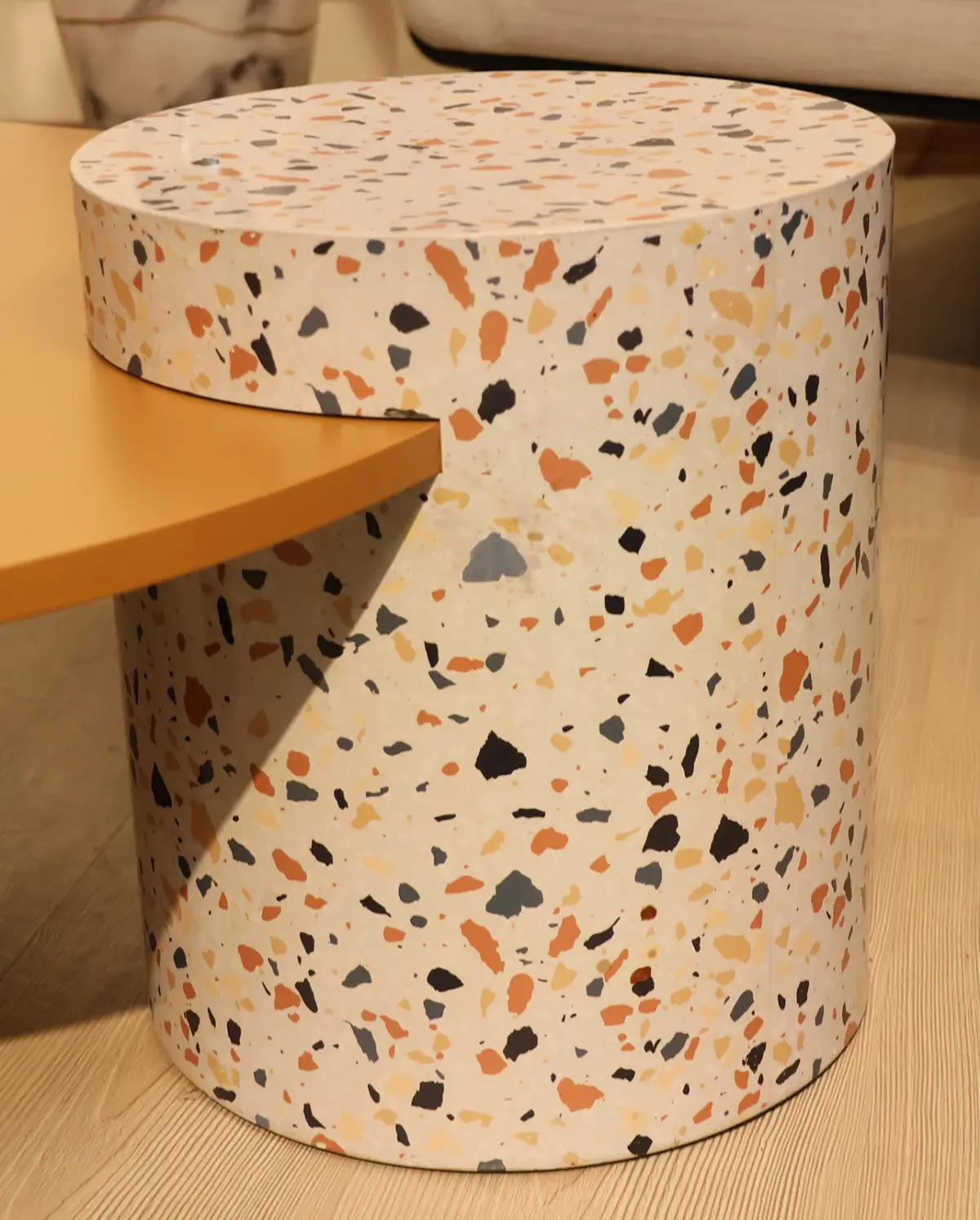 Mozaik Boyama MDF Ahşap Orta Sehpa