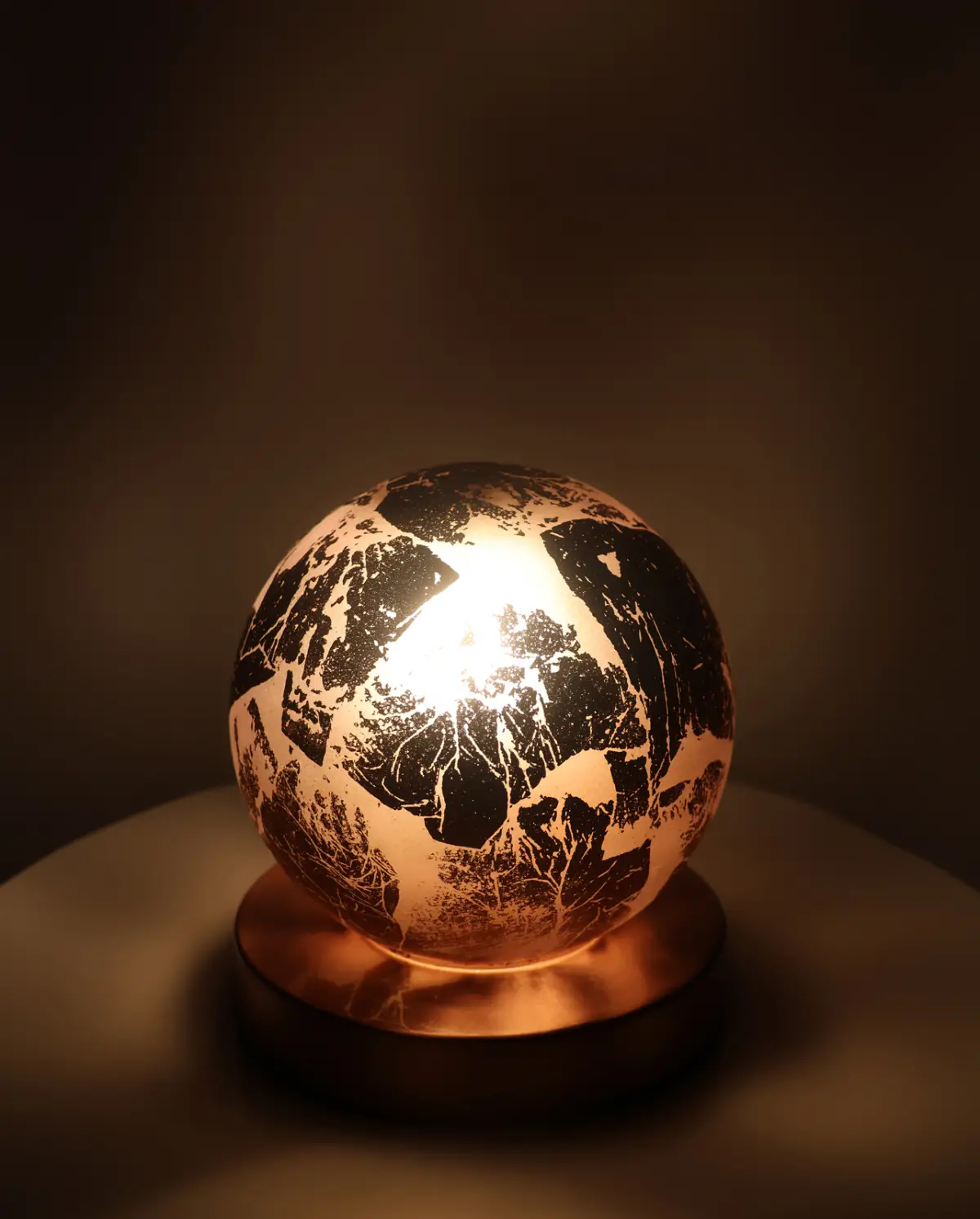 El Yapımı Özel Varak Boyalı Aydınlatma