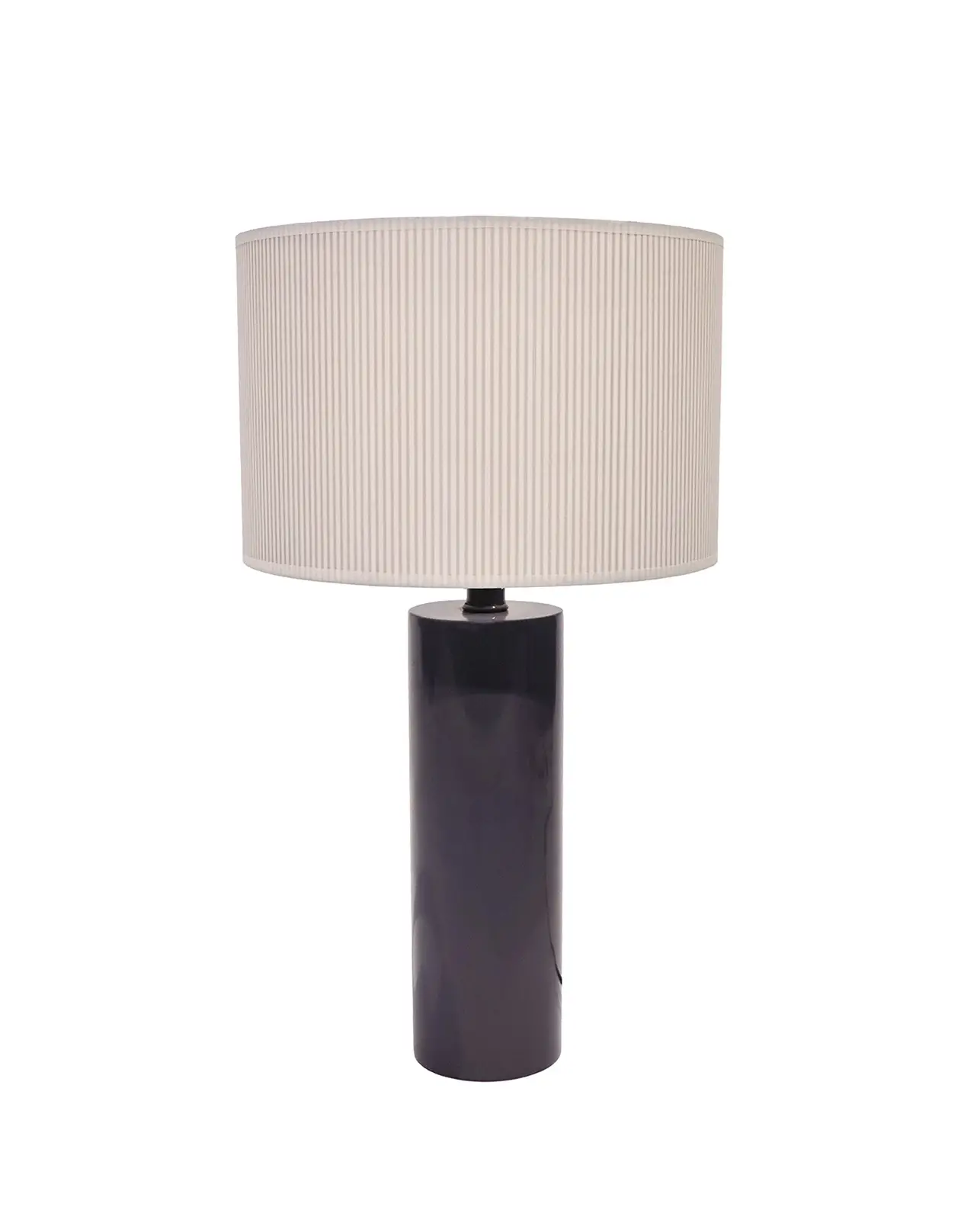 Vivid Boya Kaplama Kumaş Şapkalı Metal Abajur