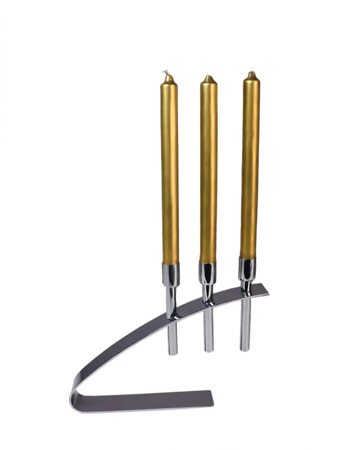 Dekoratif Metal Şamdan Mumluk