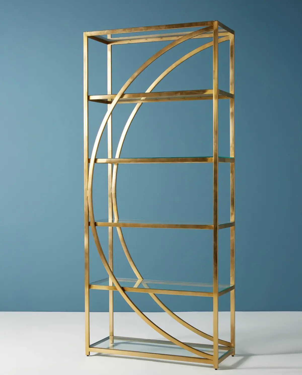 Satina Kaplama Metal Kitaplık