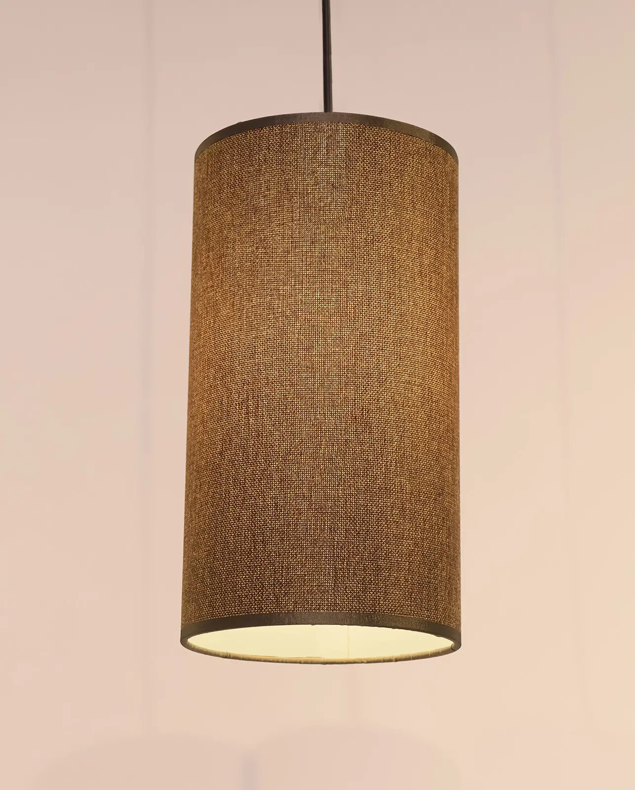 Kahverengi Kumaş Tekli Sarkıt