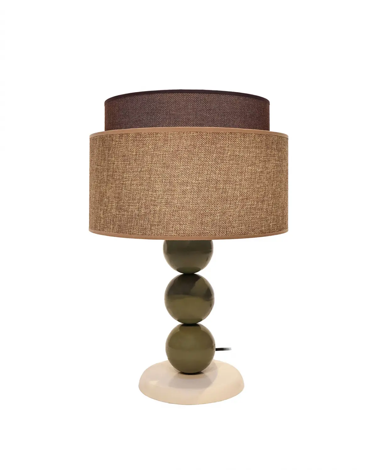 Lesion Yeşil Boyalı Metal Abajur