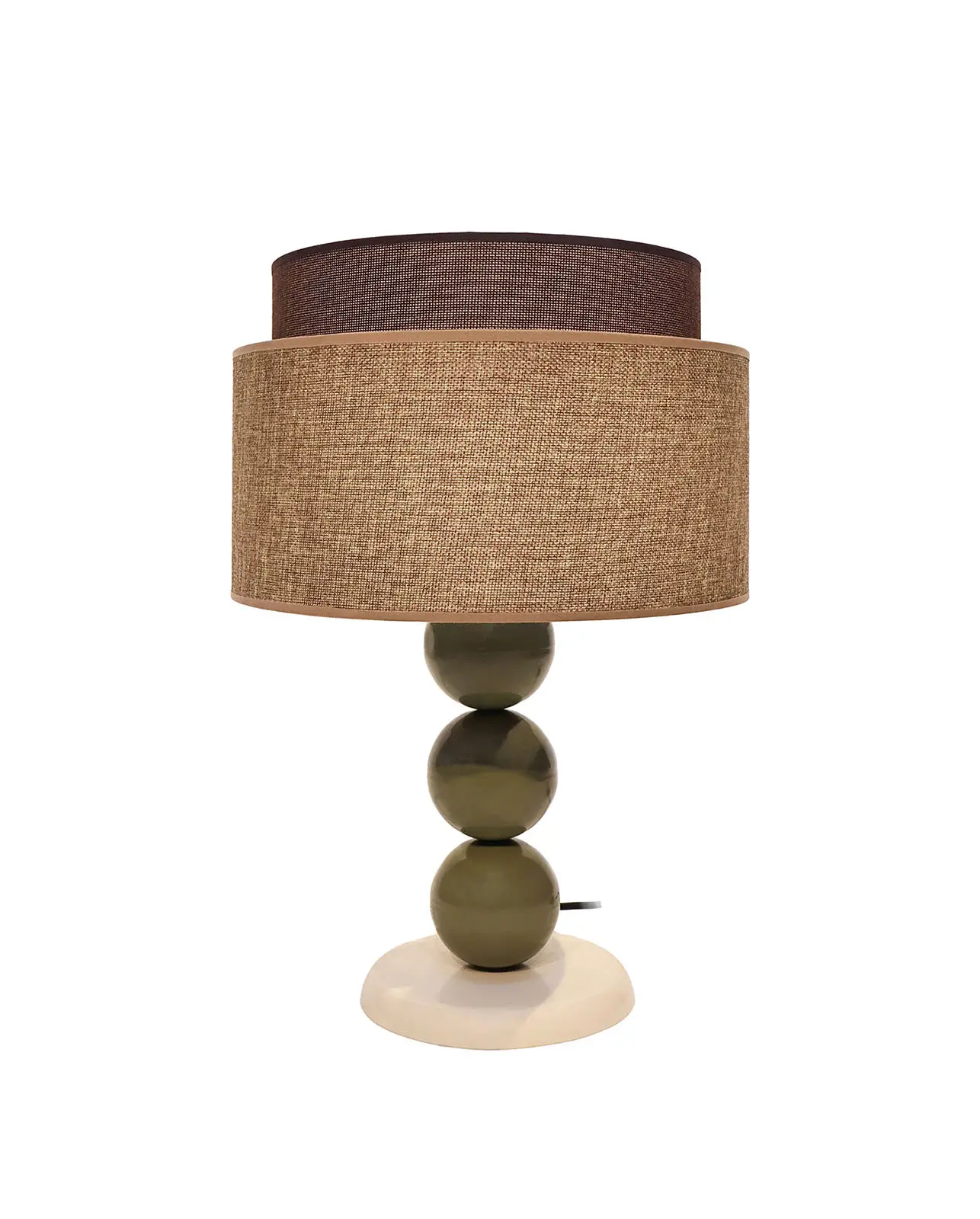 Lesion Yeşil Boyalı Metal Abajur