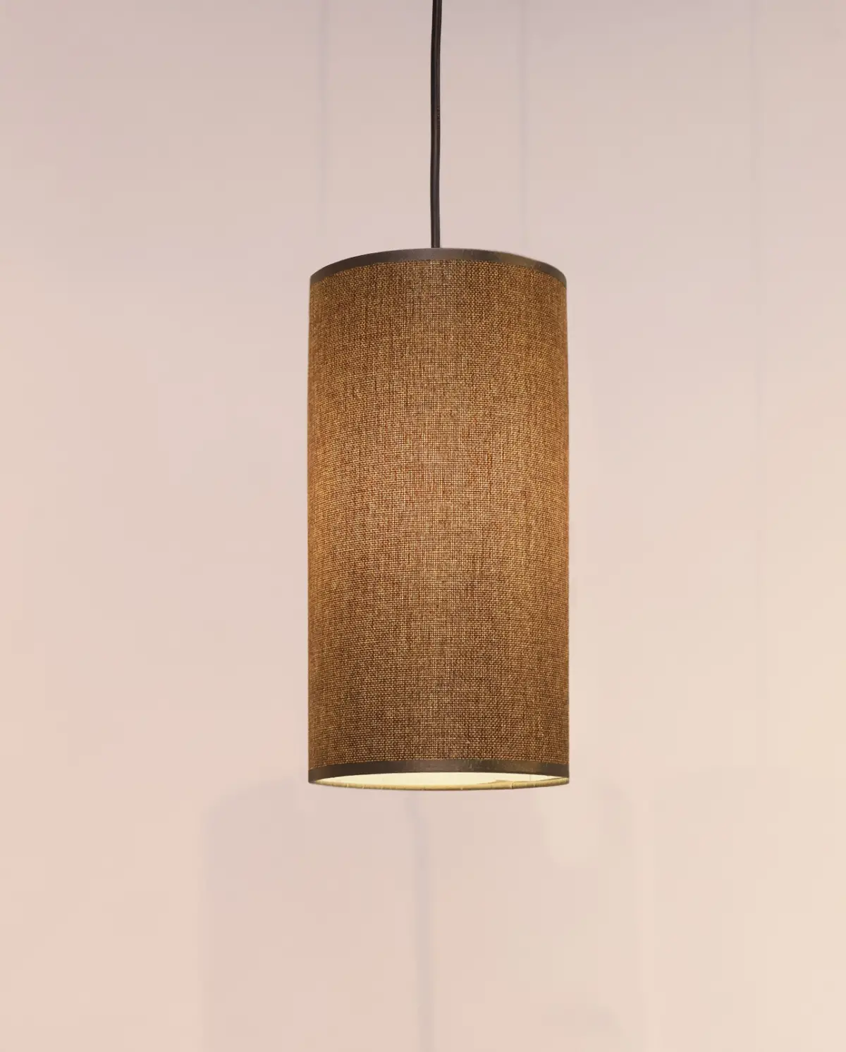 Kahverengi Kumaş Tekli Sarkıt