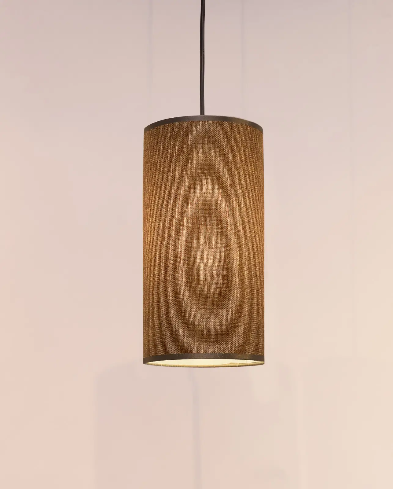 Kahverengi Kumaş Tekli Sarkıt